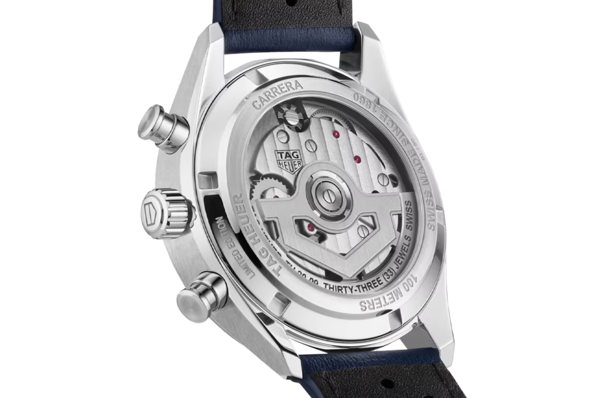 TAG Heuer Releases the Blue-Panda-Dial Carrera Chronograph Tourbillon